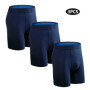 3pcs Long Boxers For Man Underware Lots Mens Underpants Cotton Men's Panties Family Boxershorts Boxer Sexy Male Shorts Calecon