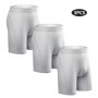 3pcs Long Boxers For Man Underware Lots Mens Underpants Cotton Men's Panties Family Boxershorts Boxer Sexy Male Shorts Calecon