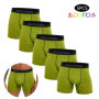 5pcs boxers Men's Panties Breathable boxer shorts Men Underwear Polyester underpants for man High Quality Male Trunks