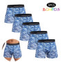 5pcs boxers Men's Panties Breathable boxer shorts Men Underwear Polyester underpants for man High Quality Male Trunks