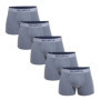5pcs Men's Panties Cotton Boxer Briefs Letter Elastic Band Men Underpants Classic Solid Color Boxers Underwear For Man BONITOS