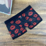 Men's Sexy Sheer Mesh Boxers Lips Print Low Waist Slim-fit Personalized Male Shorts Comfort Breathable Plus Size Trunks