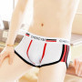 Comfortable Ice Silk Men's Underwear Breathable Mesh Youth Boxer Shorts Loose Seamless Boyshorts 3D-Crotch Male Boxer Briefs