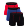 Mens Underwear Boxers 3pcs/lot Male Panties Cotton Boxershorts Men Solid Underpants Comfortable Brand Shorts