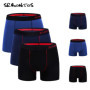 Mens Underwear Boxers 3pcs/lot Male Panties Cotton Boxershorts Men Solid Underpants Comfortable Brand Shorts