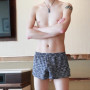 Large Size Men's Arrows Pants Summer Loose Panties Mens Boxers Underpants Homewear Shorts Fashion Youth Sports Short Pants Cueca