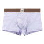  1/3PCS Fashion Print Knit Men's Panties Ice Silk Breathable Mesh Pouch Boxers Hombre Summer Cooling High Elastic Men Underwear
