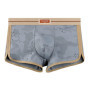  1/3PCS Fashion Print Knit Men's Panties Ice Silk Breathable Mesh Pouch Boxers Hombre Summer Cooling High Elastic Men Underwear