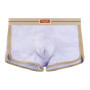  1/3PCS Fashion Print Knit Men's Panties Ice Silk Breathable Mesh Pouch Boxers Hombre Summer Cooling High Elastic Men Underwear