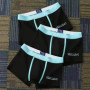 3Pcs Male Panties Cotton Men's Underwear Boxers Breathable Man Boxer Printed Underpants Comfortable Shorts Men Underwear M-3XL