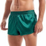 Summer Men Fashion Homewear Robes Shorts Pure Color Silk Satin Pajama Sleepwear Loungewear Underwear