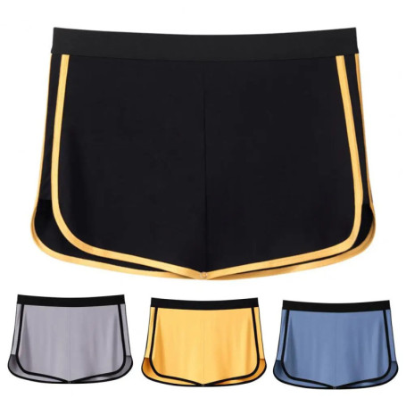 Men Shorts Underwear With Triangle Lining Elastic Waist Double-Layer Design 3-in-1 Pants Briefs Culottes Boxer Briefs 셔츠