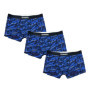 3 Pack/Pcs Separatec Men's Dual Pouch Underwear Breathable Soft Bamboo Rayon Printing Boxer Briefs Mens Underwear