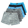 5pcs Men's Cotton Boxer Briefs Mid Rise Loose Fit Underwear Soft Breathable Large Size Up to 110KG 95 Cotton