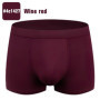Modal Seamless Men's Underwear Men Mid-Waist Sports Boxers Comfortable Underpants Breathable 2XL-9XL Loose Plus Size Fat Boxers