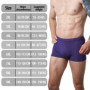 Modal Seamless Men's Underwear Men Mid-Waist Sports Boxers Comfortable Underpants Breathable 2XL-9XL Loose Plus Size Fat Boxers
