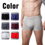 Modal Seamless Men's Underwear Men Mid-Waist Sports Boxers Comfortable Underpants Breathable 2XL-9XL Loose Plus Size Fat Boxers