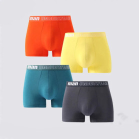 Summer Men's Boxer Shorts Bamboo Fiber Boxers Male Underwear Breathable Sexy Underpants Mid Rise Panty U Convex Plus Size 7XL