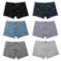 Men's Cotton Boxer Shorts Plus Size 100 Breathable Underwear with Print Loose Fit Big Size Comfortable Underpants for Men