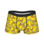 Duck seamless pattern rubber duck Underwear Men Panties Custom Novelty Boxershorts Trenky Shorts Briefs Plus Size