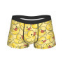 Duck seamless pattern rubber duck Underwear Men Panties Custom Novelty Boxershorts Trenky Shorts Briefs Plus Size