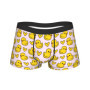 Duck seamless pattern rubber duck Underwear Men Panties Custom Novelty Boxershorts Trenky Shorts Briefs Plus Size