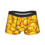 Duck seamless pattern rubber duck Underwear Men Panties Custom Novelty Boxershorts Trenky Shorts Briefs Plus Size