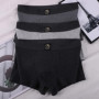3PCS/Pack 100 Cotton Solid Knit Striped Underwear for Man Soft Comfortable Breathable Crotch Boxer High Elastic Men's Panties
