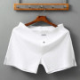 Sexy Men Cotton Boxer Briefs Pouch Shorts Trunks Underpants Panties Mesh Summer Home Shorts Men's Sports Fitness Boxers Shorts