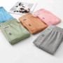 Sexy Men Cotton Boxer Briefs Pouch Shorts Trunks Underpants Panties Mesh Summer Home Shorts Men's Sports Fitness Boxers Shorts