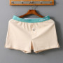 Sexy Mens Cotton Boxers Summer Homewear Soft Skin-friendly Shorts Trunks Loose Patchwork Underwear Solid Swim Underpants Lingeri