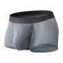 Men's Pouch Separate Underpants Ultrathin Ice Silk Boxers Breathable Panties Summer Cool Boxer Male Plus Size Slip Homme
