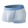Men's Pouch Separate Underpants Ultrathin Ice Silk Boxers Breathable Panties Summer Cool Boxer Male Plus Size Slip Homme