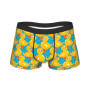 Cute Duck With Flowers Underwear Men Boxer Brief Comfortable Boxer Shorts Quality Print Plus Size Panties