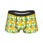 Cute Duck With Flowers Underwear Men Boxer Brief Comfortable Boxer Shorts Quality Print Plus Size Panties
