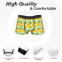 Cute Duck With Flowers Underwear Men Boxer Brief Comfortable Boxer Shorts Quality Print Plus Size Panties