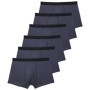 6pcs/Set Black Boxer Men Underwear Bamboo Men's Panties Shorts Breathable Underpants Man Comfortable Sexy Boxers & Briefs Men
