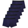 6pcs/Set Black Boxer Men Underwear Bamboo Men's Panties Shorts Breathable Underpants Man Comfortable Sexy Boxers & Briefs Men