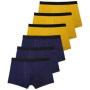 6pcs/Set Black Boxer Men Underwear Bamboo Men's Panties Shorts Breathable Underpants Man Comfortable Sexy Boxers & Briefs Men