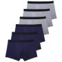 6pcs/Set Black Boxer Men Underwear Bamboo Men's Panties Shorts Breathable Underpants Man Comfortable Sexy Boxers & Briefs Men