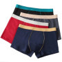6pcs/Lot Large Size Seamless Underwear Men Solid Cotton Boxer Shorts Men's Panties Breathable Boxers Mens Pack Underpants Man