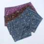 Plus Size Men's Cotton Boxer Briefs 6 Pack - Breathable Underwear Elastic Waistband Loose Fit Funny Prints Big & Tall Underpants