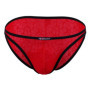 3PCS Lace Convex Briefs Men's Briefs Transparent Sexy Low Waist Mesh Quick-drying Solid Color Breathable Men Underwear