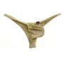 Men's Pure Color Low Waist Bikini Briefs Classic Silk Swimwear with Pouch Cool Male Half Back Underwear