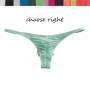Men's Pure Color Low Waist Bikini Briefs Classic Silk Swimwear with Pouch Cool Male Half Back Underwear