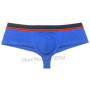 Men's Bikini Briefs Cotton Underwear Brazilian Hipster Contour Pouch Low Rise Bikini Beach Tangas Sporty High Cut Cheeky Briefs