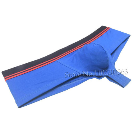 Men's Bikini Briefs Cotton Underwear Brazilian Hipster Contour Pouch Low Rise Bikini Beach Tangas Sporty High Cut Cheeky Briefs