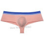 Men's Bikini Briefs Cotton Underwear Brazilian Hipster Contour Pouch Low Rise Bikini Beach Tangas Sporty High Cut Cheeky Briefs