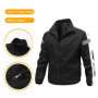 CHRLCK Men's Running Sportswear Suits Breathable Reflective Clothes Sports Joggers Training Gym Fitness Tracksuit Sets Men
