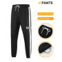 CHRLCK Men's Running Sportswear Suits Breathable Reflective Clothes Sports Joggers Training Gym Fitness Tracksuit Sets Men